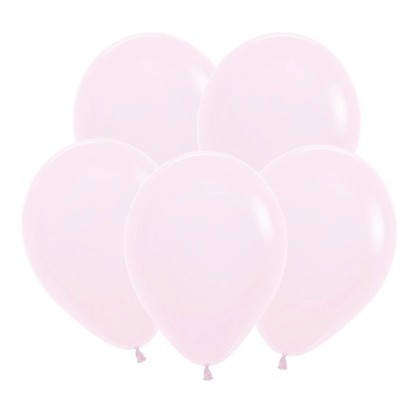 S Пастель Матовый 12 Нежно-розовый / Pink / 50 шт. /, Латексный шар