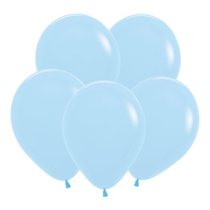 S Пастель Матовый 12 Нежно-голубой / Blue / 50 шт. /, Латексный шар