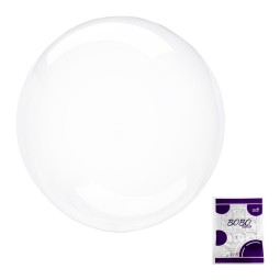 Т 24 Сфера 3D Deco Bubble Прозрачный в упаковке / Deco Bubble / 10 шт /, Воздушный шар