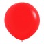 S 24 Пастель Красный / Red / 10 шт. /латексный шар