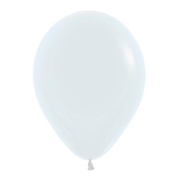 S Пастель 12 Белый / White / 100 шт. /, Латексный шар