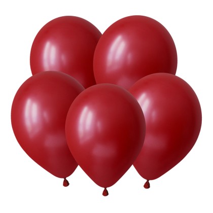 V Металл 12 Красный / Red / 50 шт. /, Латексный шар