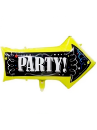 Фольгированный фигурный шар Стрелка, Party 82 см