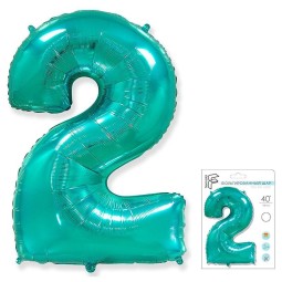 И40 Цифра "2" Тиффани Slim в упаковке