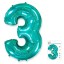 И40 Цифра "3" Тиффани Slim в упаковке