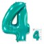 И40 Цифра "4" Тиффани Slim в упаковке