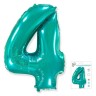И40 Цифра "4" Тиффани Slim в упаковке