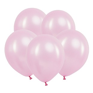 V Металл 12 Розовый / Pink / 100 шт. /латексный шар