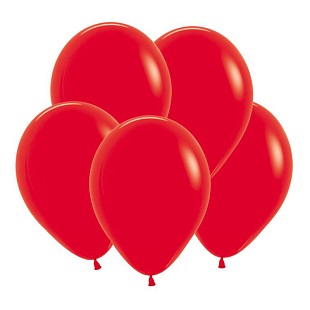 S Пастель 12 Красный / Red / 50 шт. /, Латексный шар