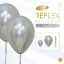 S Зеркальные шары 12 Рефлекс Серебро / Reflex Silver / 12 шт. /, Латексный шар