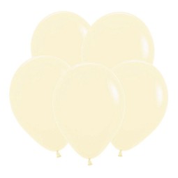 S Пастель Матовый 12 Нежно-желтый / Yellow / 50 шт. /, Латексный шар