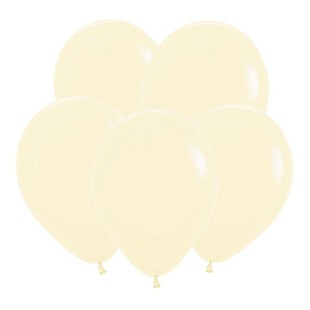 S Пастель Матовый 12 Нежно-желтый / Yellow / 50 шт. /, Латексный шар