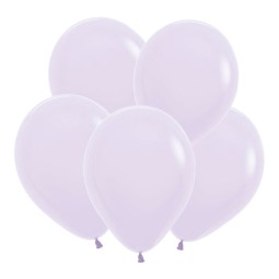 S Пастель Матовый 12 Сиреневый / Lilac / 50 шт. /, Латексный шар