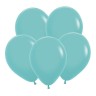 S Пастель 12 Аквамарин / Aquamarine / 50 шт. /, Латексный шар