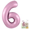 Цифра "6" Фламинго Slim в упаковке