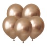 V Метал 12 Зеркальные шары, Золото / Luster Gold / 50 шт. /латексный шар