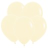 Воздушные шары Пастель Матовый 12, Нежно-желтый /100 шт