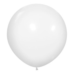 V Пастель 24 Белый / White / 1 шт. /латексный шар