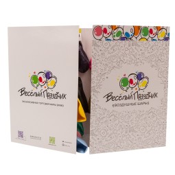 Раскладка по ассортименту и оттенкам шаров Веселый праздник