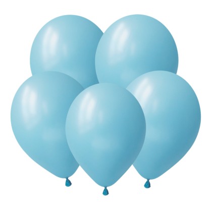 V Пастель 12 Голубой / Light blue / 100 шт. /, Латексный шар