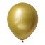 KL Метал 12 Зеркальные шары Золото / Mirror Gold / 50 шт./, Латексный шар