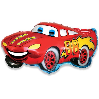 Фольгированный фигурный шар "Весёлый гонщик" 32"/81 см