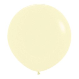 S 24 Пастель Матовый Нежно-желтый / Yellow / 10 шт. /латексный шар