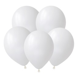 V Пастель 12 Белый / White / 50 шт. /, Латексный шар, DECOBAL, Вьетнам