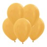 S Метал 12 Золото / Gold R / 50 шт. /латексный шар