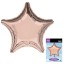Фольгированный шар "Звезда Роза Голд в упаковке" 19"/48 см